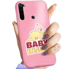 etui-do-xiaomi-redmi-note-8-wzory-gender-reveal-pregnant-baby-shower-case