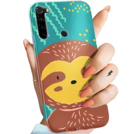 etui-do-xiaomi-redmi-note-8-wzory-leniwiec-smieszne-wewnetrzne-zwierze-case