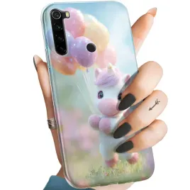 etui-do-xiaomi-redmi-note-8-wzory-jednorozec-bajki-ksiezniczki-obudowa