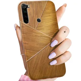 etui-do-xiaomi-redmi-note-8-wzory-brazowe-drewniane-brown-obudowa-pokrowiec