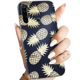 etui-do-xiaomi-redmi-note-8-wzory-ananas-owoce-egzotyczne-obudowa-pokrowiec