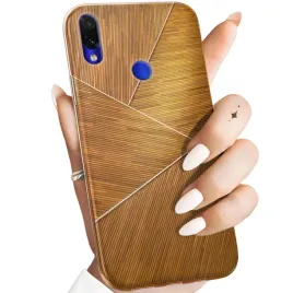 etui-do-xiaomi-redmi-note-7-7-pro-wzory-brazowe-drewniane-brown-obudowa