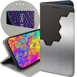 etui-z-klapka-do-samsung-galaxy-a7-2018-wzory-szare-metallic-grey-futeral