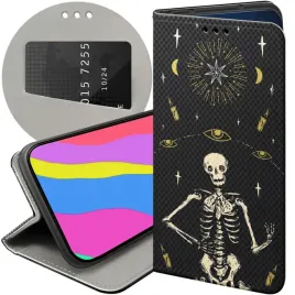 etui-do-realme-8-5g-wzory-czaszka-szkielety-memento-mori-gotyk-surrealizm