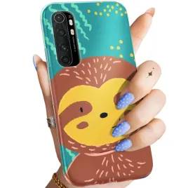 etui-do-xiaomi-mi-note-10-lite-wzory-leniwiec-smieszne-wewnetrzne-zwierze