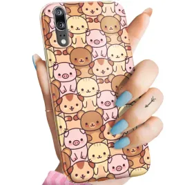 etui-do-huawei-p20-pro-wzory-zwierzeta-pieski-kotki-lamy-domowe-dziekie