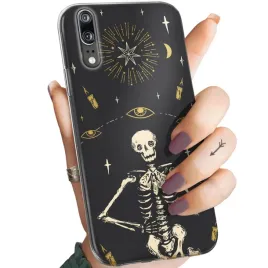 etui-do-huawei-p20-pro-wzory-czaszka-szkielety-memento-mori-gotyk-obudowa