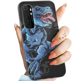 etui-do-xiaomi-mi-note-10-lite-wzory-dinozaury-reptilia-prehistoryczne-case
