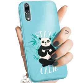 etui-do-huawei-p20-pro-wzory-panda-bambus-pandy-obudowa-pokrowiec-case