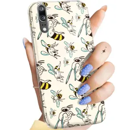 etui-do-huawei-p20-pro-wzory-owady-motyle-pszczolki-obudowa-pokrowiec-case