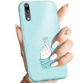 etui-do-huawei-p20-pro-wzory-niebieskie-blue-blau-obudowa-pokrowiec-case