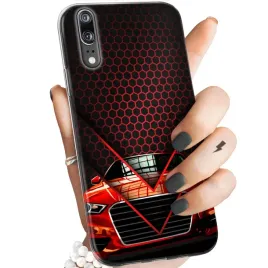 etui-do-huawei-p20-pro-wzory-auto-motor-pojazdy-samochody-obudowa-pokrowiec