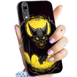 etui-do-huawei-p20-pro-wzory-nietoperz-bat-obudowa-pokrowiec-case