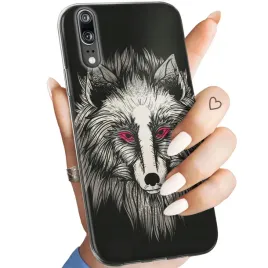 etui-do-huawei-p20-pro-wzory-wilk-wilkolak-wolf-wilczyca-obudowa-pokrowiec
