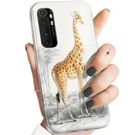 etui-do-xiaomi-mi-note-10-lite-wzory-zyrafa-smieszne-sawanna-obudowa-case