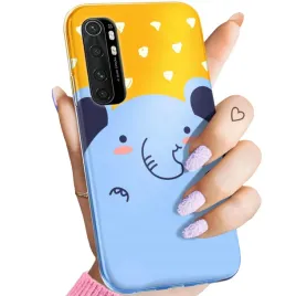 etui-do-xiaomi-mi-note-10-lite-wzory-slon-slonie-sloniki-obudowa-pokrowiec