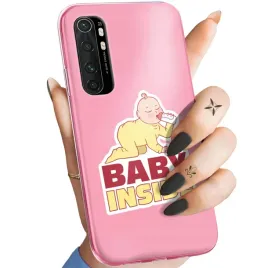 etui-do-xiaomi-mi-note-10-lite-wzory-gender-reveal-pregnant-baby-shower
