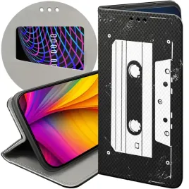 etui-z-klapka-do-oppo-a15-a15s-wzory-retro-old-school-muzyka-gry-futeral