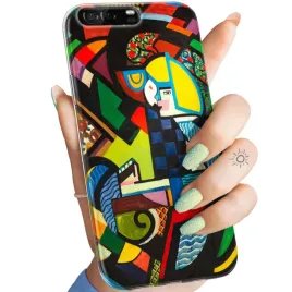etui-do-huawei-p9-wzory-kubizm-abstrakcjonizm-geometria-obudowa-pokrowiec