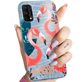 etui-do-realme-7-pro-wzory-flaming-flamingi-ptaki-obudowa-pokrowiec-case