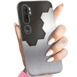 etui-do-xiaomi-mi-note-10-10-pro-wzory-szare-metallic-grey-obudowa-case