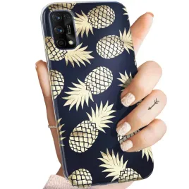 etui-do-realme-7-pro-wzory-ananas-owoce-egzotyczne-obudowa-pokrowiec-case