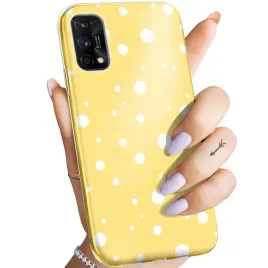 etui-do-realme-7-pro-wzory-kropki-grochy-bokeh-dots-obudowa-pokrowiec-case