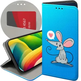 etui-z-klapka-do-xiaomi-poco-m3-pro-m3-pro-5g-wzory-myszka-mouse-mini