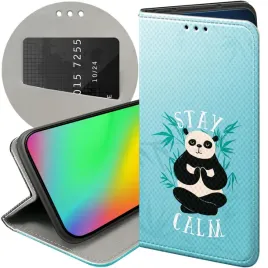 etui-z-klapka-do-iphone-13-mini-wzory-panda-bambus-pandy-futeral-pokrowiec