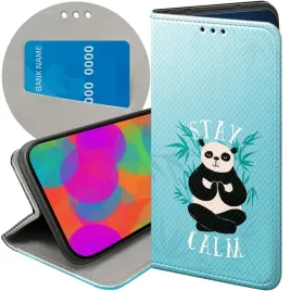 etui-z-klapka-do-realme-8-5g-wzory-panda-bambus-pandy-futeral-pokrowiec