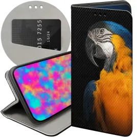 etui-z-klapka-do-samsung-galaxy-a12-wzory-papuga-papuzka-tukan-futeral-case