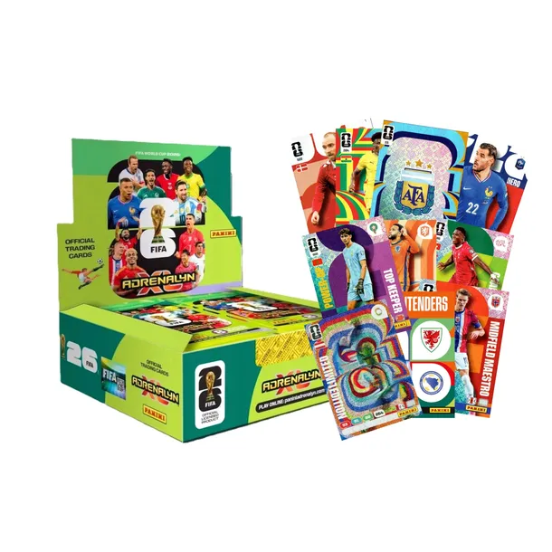 Zestaw 56 kart w saszetkach - PANINI FIFA WORLD CUP 2026 + Limited karty
