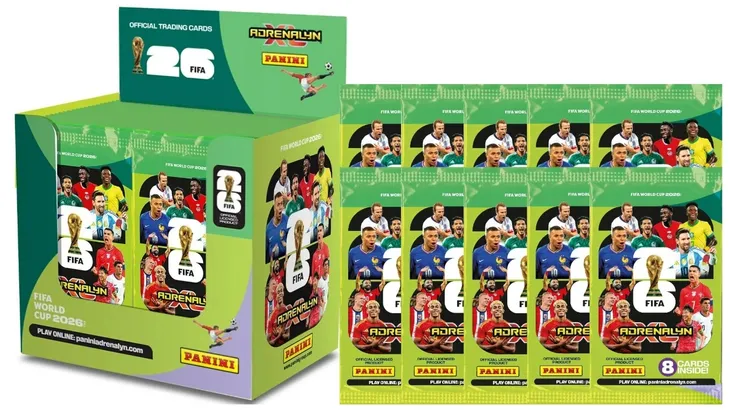 PANINI FIFA WORLD CUP 2026 ZESTAW 10 SASZETEK 80 KART SASZETKI KARTY