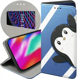 etui-z-klapka-do-samsung-galaxy-a12-wzory-pingwinek-pingwin-happy-feet-case