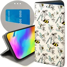 etui-z-klapka-do-samsung-galaxy-m23-5g-wzory-owady-motyle-pszczolki-futeral