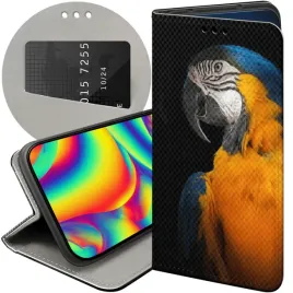 etui-z-klapka-do-realme-8-5g-wzory-papuga-papuzka-tukan-futeral-pokrowiec