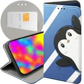 etui-z-klapka-do-samsung-galaxy-a40-wzory-pingwinek-pingwin-happy-feet-case