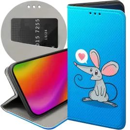 etui-z-klapka-do-realme-8-5g-wzory-myszka-mouse-mini-futeral-pokrowiec-case