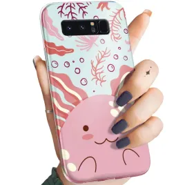 etui-do-samsung-galaxy-note-8-wzory-axolotl-aksolotl-z-aksolotlem-obudowa