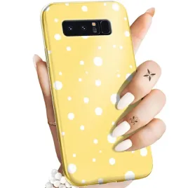etui-do-samsung-galaxy-note-8-wzory-kropki-grochy-bokeh-dots-obudowa-case