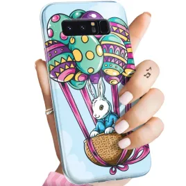 etui-do-samsung-galaxy-note-8-wzory-wielkanoc-jajko-krolik-koszyk-obudowa