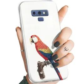etui-do-samsung-galaxy-note-9-wzory-ptaki-ptak-papuga-koliber-obudowa-case