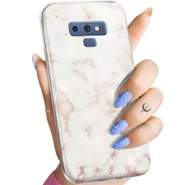 etui-do-samsung-galaxy-note-9-wzory-biale-kamien-ksztalty-obudowa-case