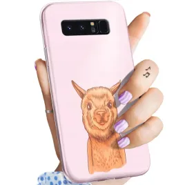 etui-do-samsung-galaxy-note-8-wzory-lama-alpaka-andy-obudowa-pokrowiec-case