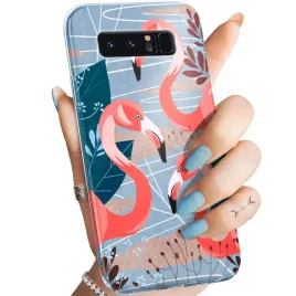 etui-do-samsung-galaxy-note-8-wzory-flaming-flamingi-ptaki-obudowa-case