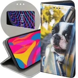 etui-z-klapka-do-realme-8-8-pro-wzory-mops-buldog-francuski-angielski