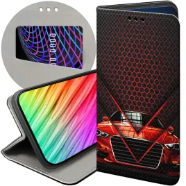 etui-z-klapka-do-xiaomi-redmi-note-8t-wzory-auto-motor-pojazdy-samochody
