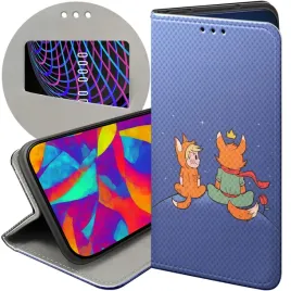 etui-z-klapka-do-oppo-reno-8-5g-wzory-maly-ksiaze-lisek-roza-planeta-case