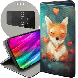 etui-z-klapka-do-samsung-galaxy-a12-wzory-liski-lisy-fox-futeral-pokrowiec