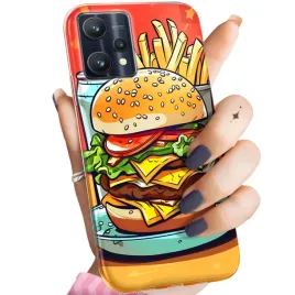 etui-do-realme-9-pro-wzory-hamburger-burgery-fast-food-jedzenie-obudowa